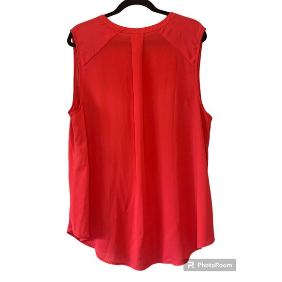 Torrid Harper Blood Orange Sleeveless Tunic Tank Plus Size 2 - Picture 2 of 3